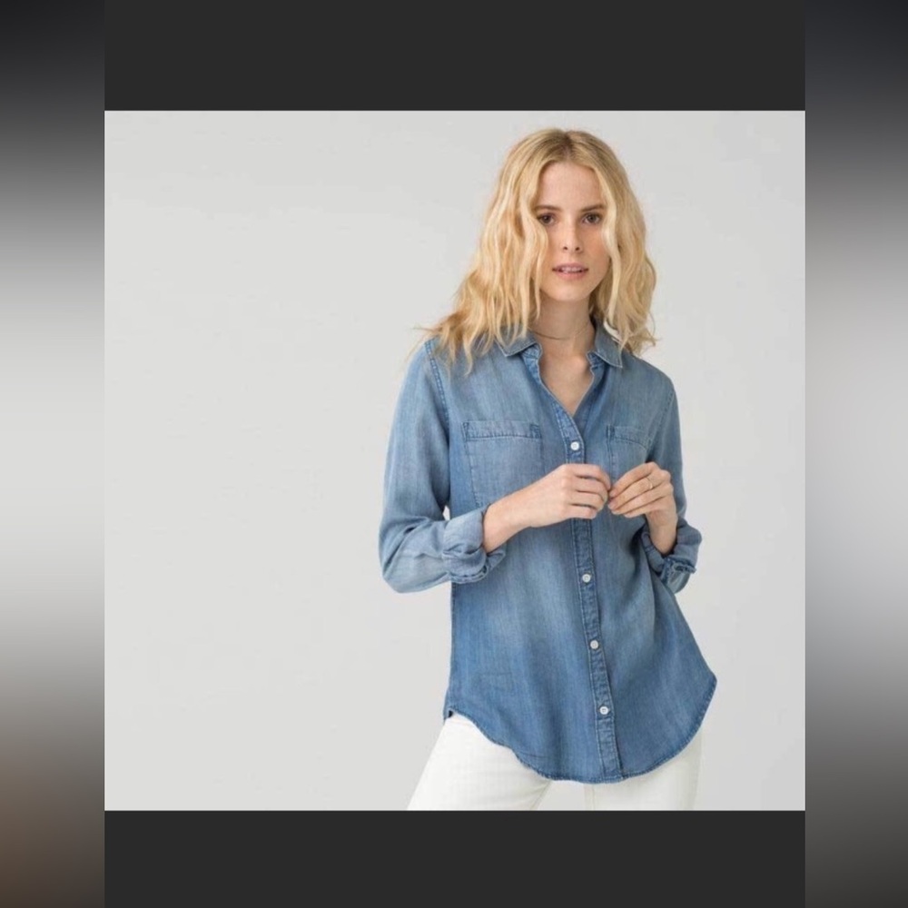 Thread & Supply lyocell denim-style shirt medium